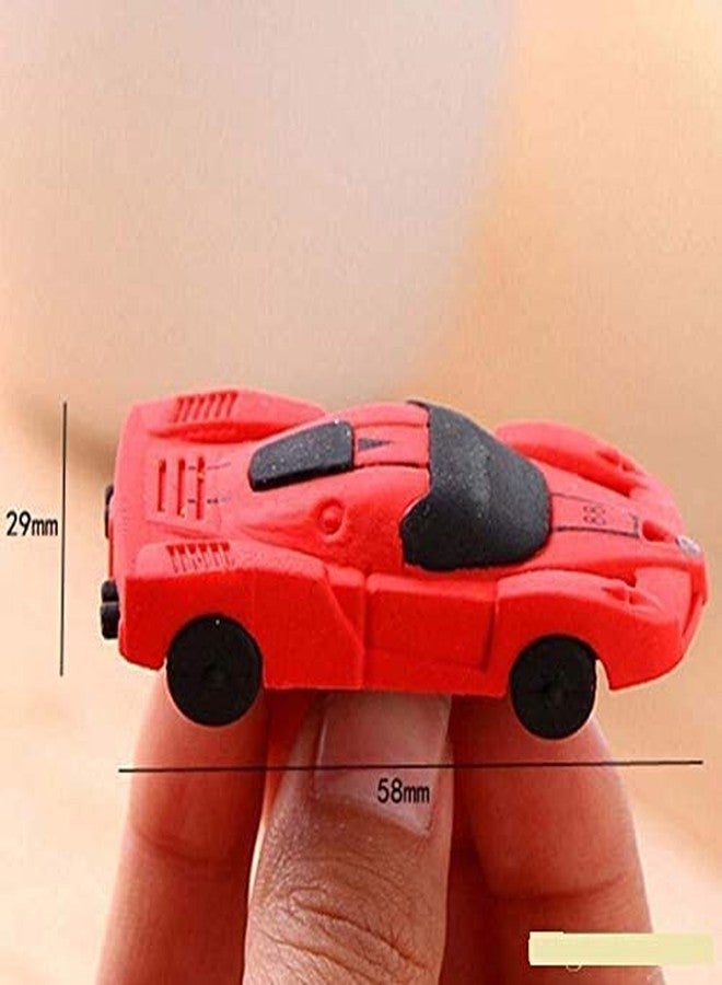 Tera13 TERA 13 Return Gifts Car Shape Eraser Set for Kids (24 Pcs) - School Stationary Items for Boys, Tuition and Pencil Use - Image 2